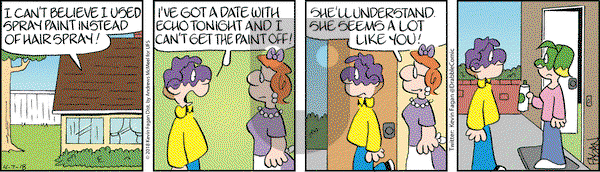 Drabble on Saturday April 7, 2018 Comic Strip