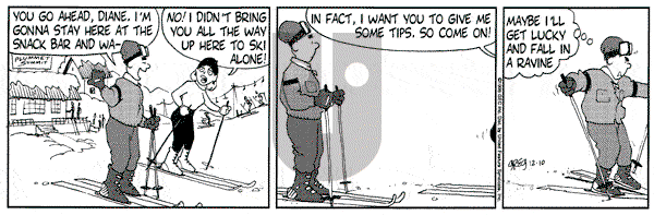 Luann on Tuesday December 10, 1996 Comic Strip