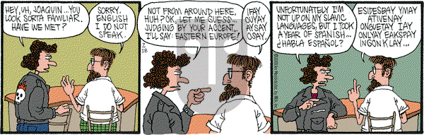 Monty on Tuesday July 28, 2009 Comic Strip