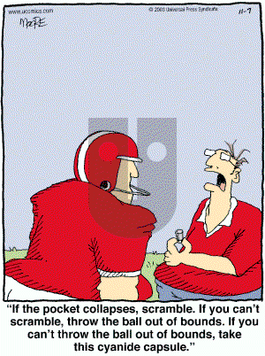 In the Bleachers - Friday November 7, 2003 Comic Strip