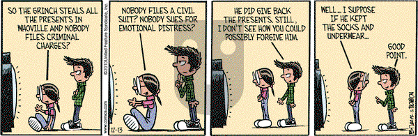 Grand Avenue on Monday December 13, 2010 Comic Strip