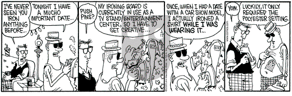 Monty on Monday January 17, 2005 Comic Strip