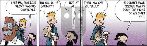 Frazz on Thursday October 19, 2017 Comic Strip