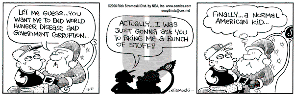 Soup to Nutz - Old on Thursday December 21, 2006 Comic Strip