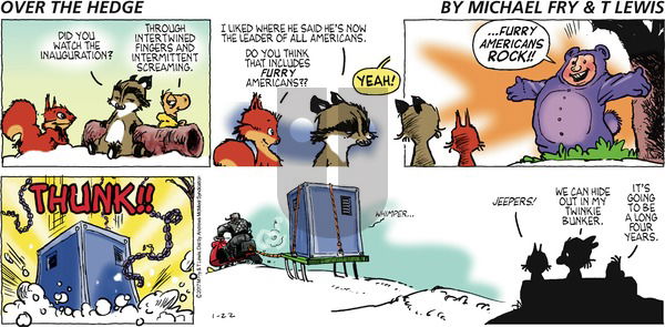 Over the Hedge on Sunday January 22, 2017 Comic Strip