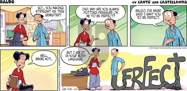 Baldo on Sunday February 16, 2014 Comic Strip
