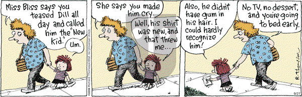 Cul de Sac on Friday September 27, 2013 Comic Strip