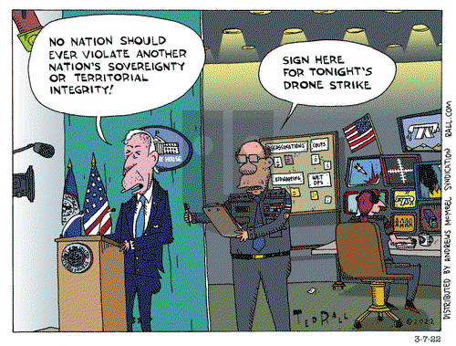 Ted Rall - Monday March 7, 2022 Comic Strip