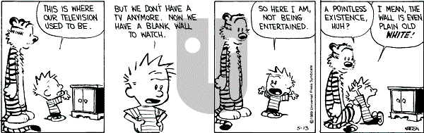 Calvin and Hobbes - Saturday May 13, 1989 Comic Strip