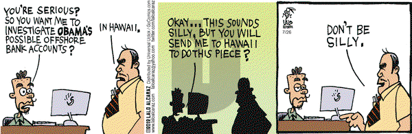La Cucaracha on Thursday July 26, 2012 Comic Strip