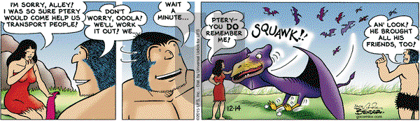 Alley Oop on Monday December 14, 2015 Comic Strip