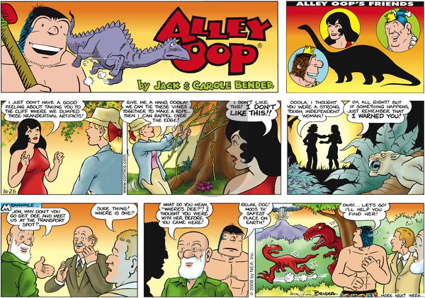 Alley Oop on Friday October 31, 2008 Comic Strip