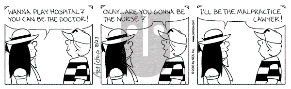 The Born Loser on Saturday August 23, 2003 Comic Strip