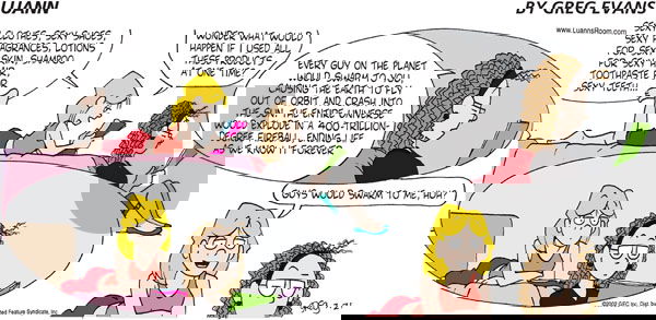 Luann on Sunday July 21, 2002 Comic Strip