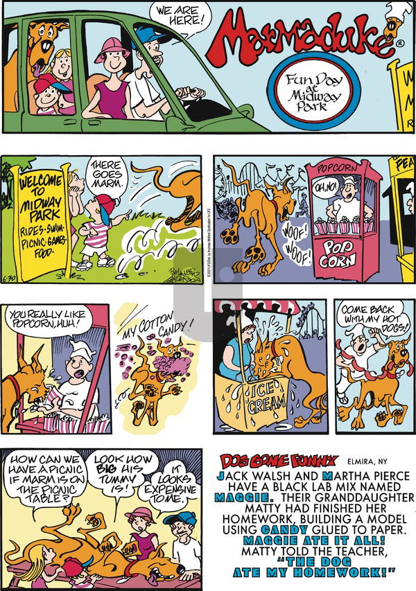 Marmaduke on Sunday June 30, 2019 Comic Strip
