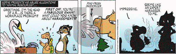 Over the Hedge on Wednesday November 29, 2017 Comic Strip