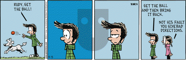 Grand Avenue on Wednesday April 5, 2017 Comic Strip