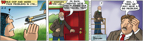 Alley Oop on Wednesday April 4, 2018 Comic Strip