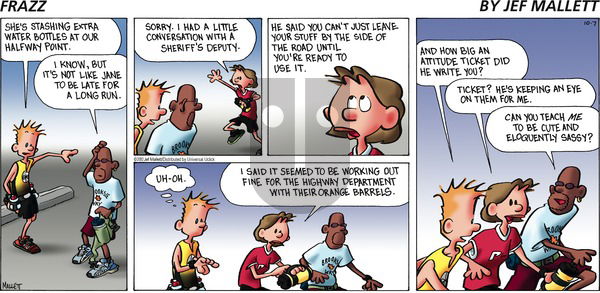 Frazz on Sunday October 7, 2012 Comic Strip