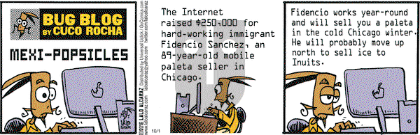 La Cucaracha on Saturday October 1, 2016 Comic Strip