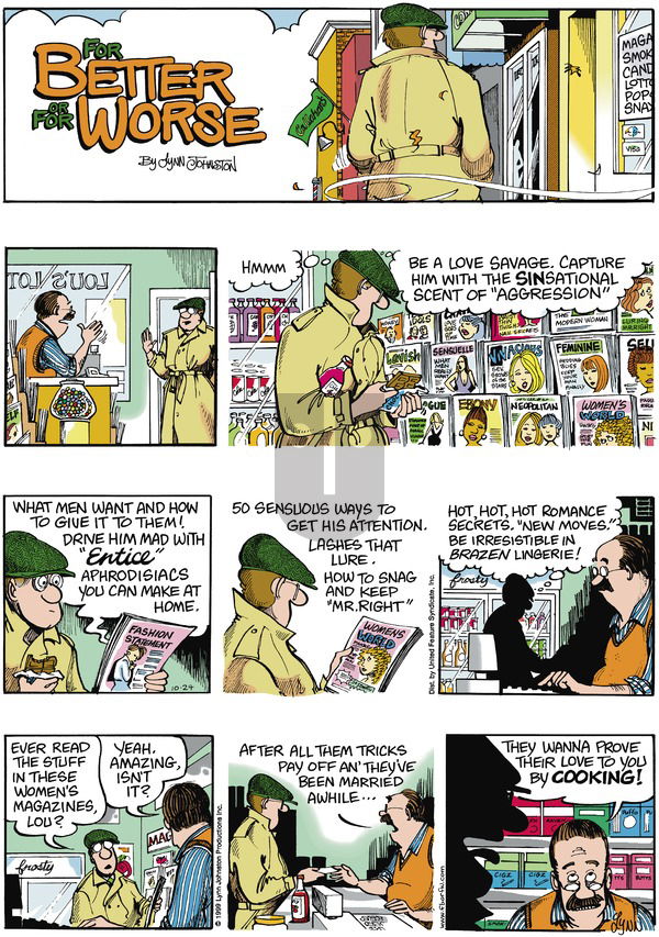 For Better or For Worse on Sunday October 24, 1999 Comic Strip