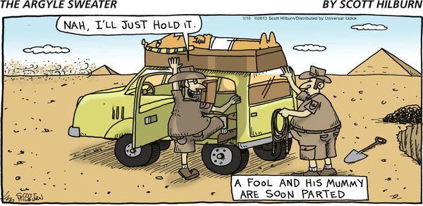 The Argyle Sweater on Sunday March 10, 2013 Comic Strip