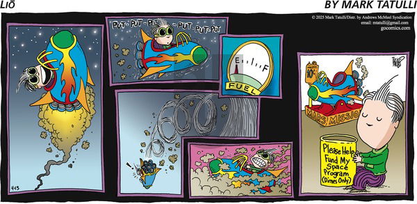 Lio on Sunday April 13, 2025 Comic Strip