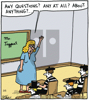 The Argyle Sweater on Thursday March 5, 2020 Comic Strip