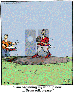 In the Bleachers on Wednesday July 12, 2006 Comic Strip