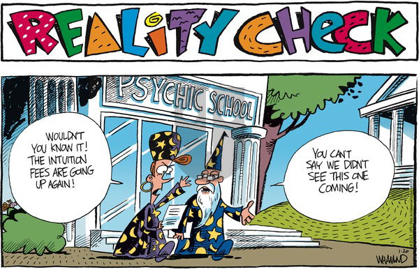 Reality Check on Sunday January 20, 2013 Comic Strip