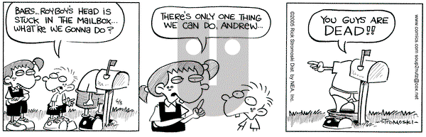 Soup to Nutz - Old on Wednesday June 8, 2005 Comic Strip