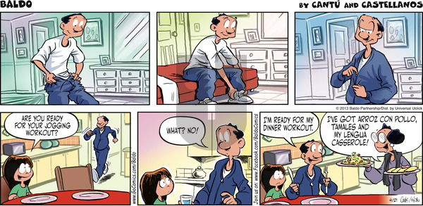 Baldo on Sunday April 21, 2013 Comic Strip