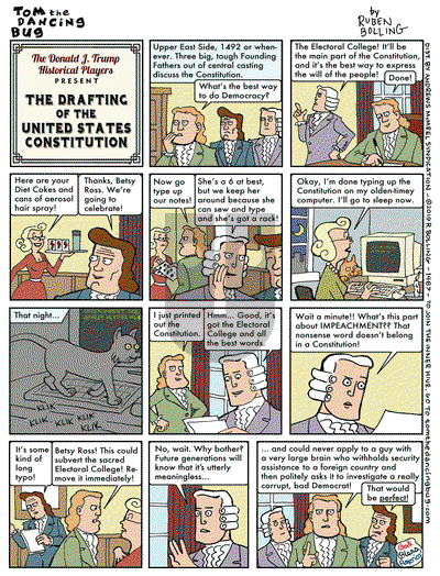 Tom the Dancing Bug on Monday December 9, 2019 Comic Strip