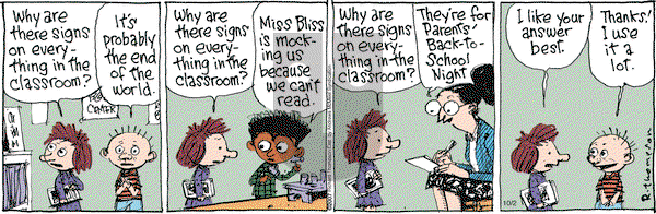 Cul de Sac on Monday October 2, 2017 Comic Strip