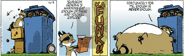 Over the Hedge on Tuesday December 2, 2014 Comic Strip