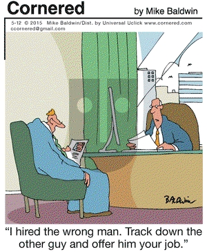 Cornered on Tuesday May 12, 2015 Comic Strip