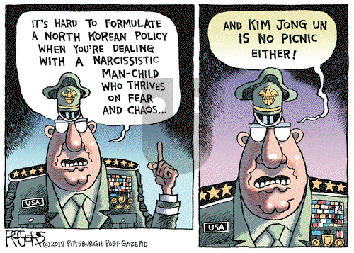 Rob Rogers on Wednesday September 6, 2017 Comic Strip