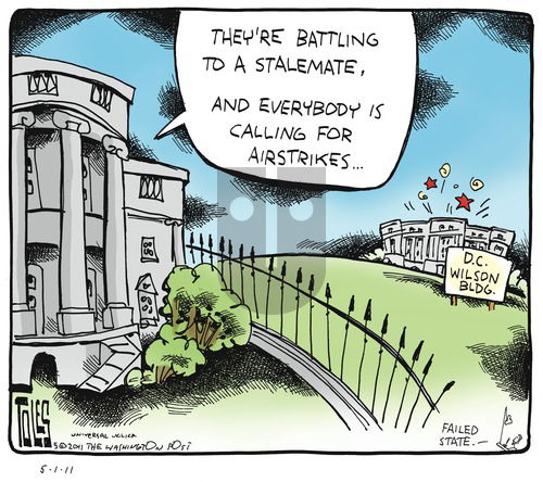 Tom Toles on Sunday May 1, 2011 Comic Strip