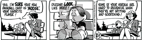 Rose is Rose on Tuesday September 1, 1987 Comic Strip