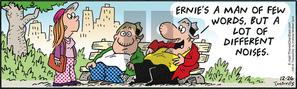 Frank and Ernest on Wednesday December 26, 2018 Comic Strip