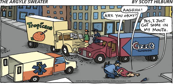 The Argyle Sweater on Sunday November 3, 2019 Comic Strip