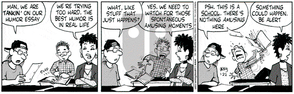 Luann on Wednesday January 22, 2003 Comic Strip