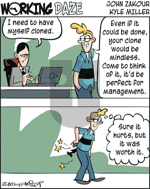 Working Daze on Thursday August 12, 2004 Comic Strip