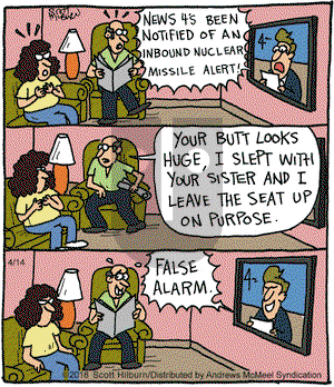 The Argyle Sweater on Saturday April 14, 2018 Comic Strip