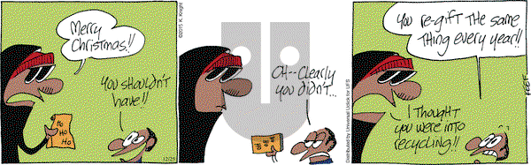 The Knight Life on Friday December 25, 2015 Comic Strip