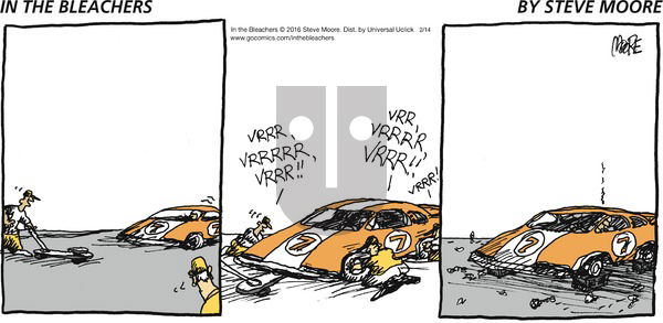 In the Bleachers on Sunday February 14, 2016 Comic Strip