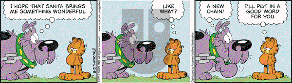 Garfield on Saturday December 8, 2018 Comic Strip