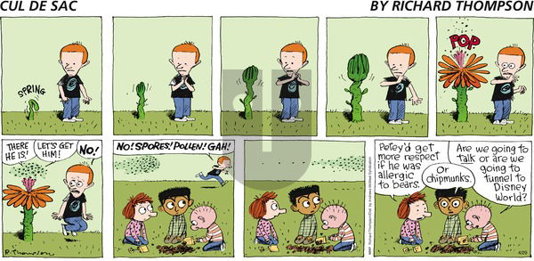 Cul de Sac on Sunday April 29, 2018 Comic Strip