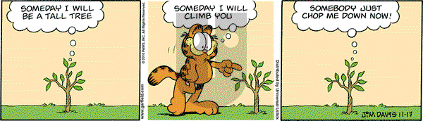 Garfield on Wednesday November 17, 2010 Comic Strip