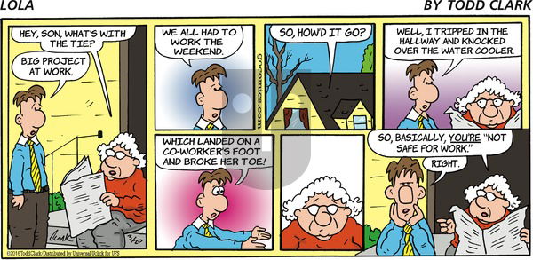 Lola on Sunday March 20, 2016 Comic Strip